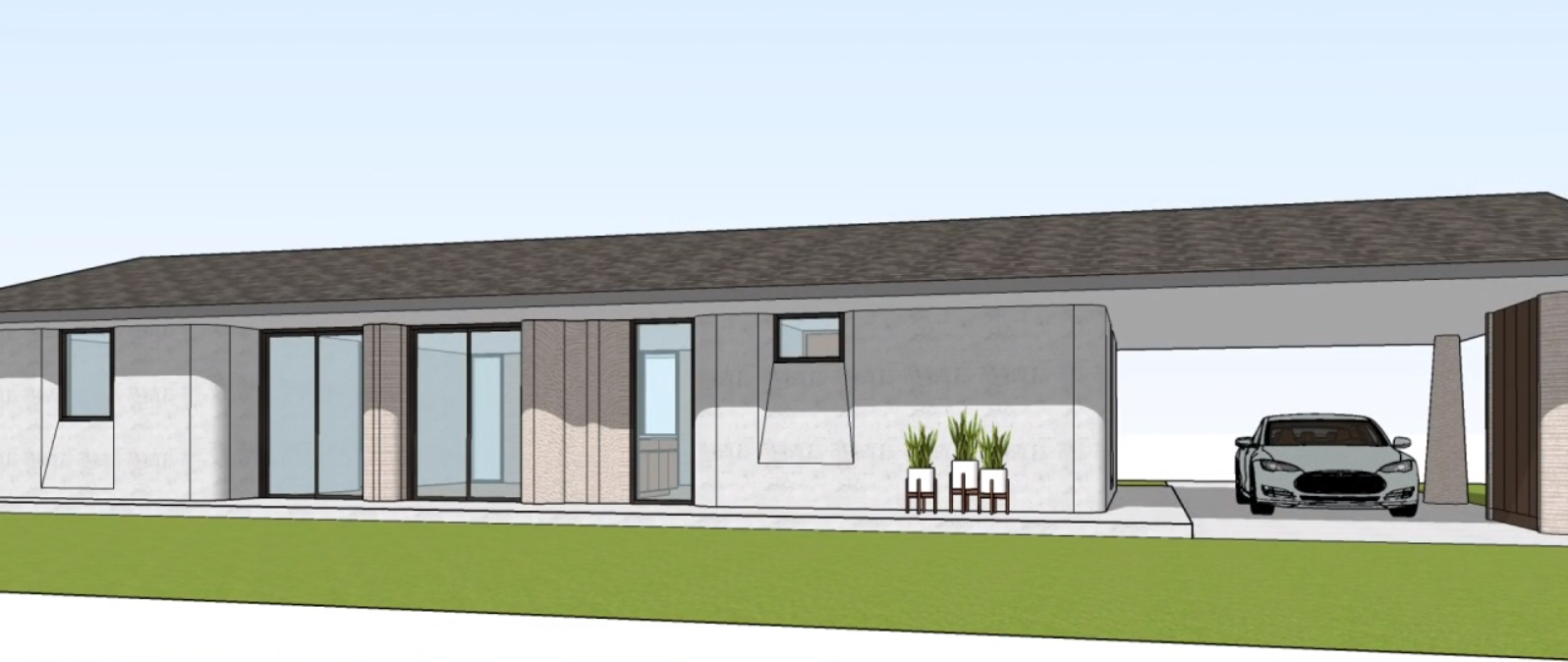 Redding 3D-printed home